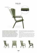 POLTRONA FOLIO TABACCO NARDI ARREDO GIARDINO INTERNO ESTERNO