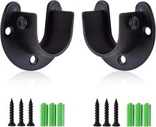 Staffa per Asta per Armadio in Acciaio Inox, Diametro 1-1/4 Pollice Supporto per Asta per Armadio 2 Pezzi,