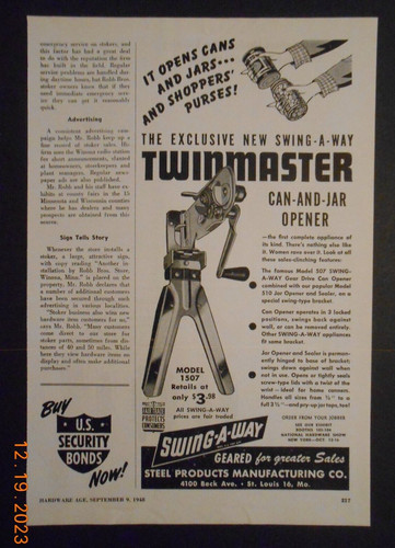 1948 steel products mfg - mfg, co