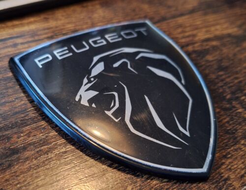 Distintivo peugeot nero - distintivo,
