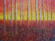 Il Giardino Magico - Dipinto ad olio originale firmato italiano fatto a mano - Italia