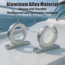 Appendiabiti porta canna da pesca barca alluminio lucido per auto camper furgone yacht