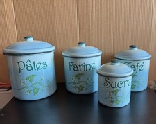 Set Di 4 Pezzi Francese Porta Spezie Sale Vintage Silea Cucina