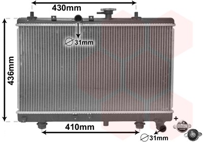 Kia rio radiatore - rio, 2000-2005