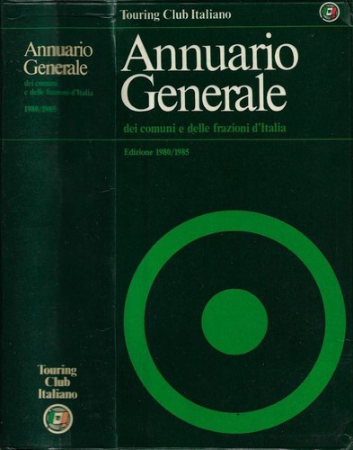 Annuario generale dei comuni - dei,