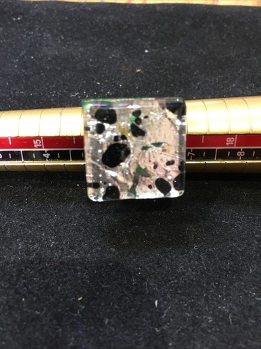 Anello vetro murano con - vetro,