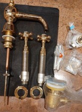 RUBINETTI lavabo 3 Fori BELLE EPOQUE Cesame ottone lucido