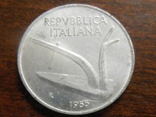 Moneta da dieci (10) lire