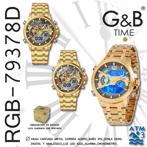 Premium men digital lcd - g&b, men's