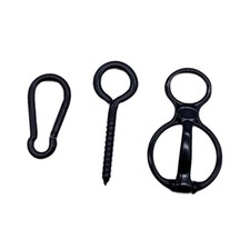 Attrezzatura per l'addestramento con anello di legatura per cavalli con bullone