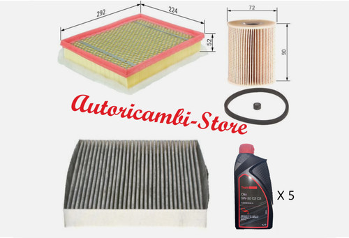 Kit tagliando filtri opel - kit,