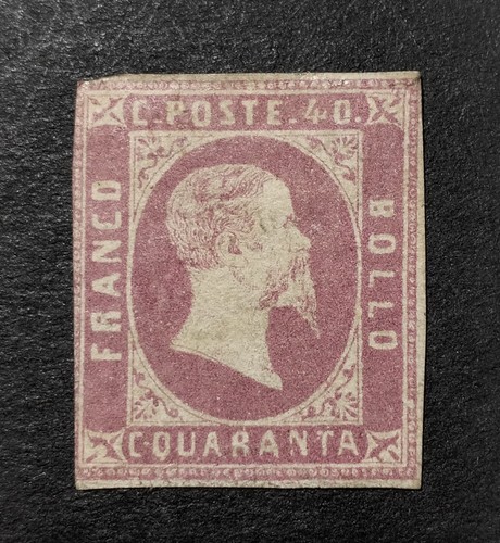 Regno sardegna 1851 40c - di, 1851.