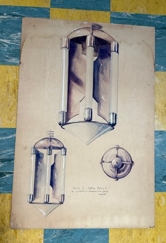 Orig industrial art - orig, deco