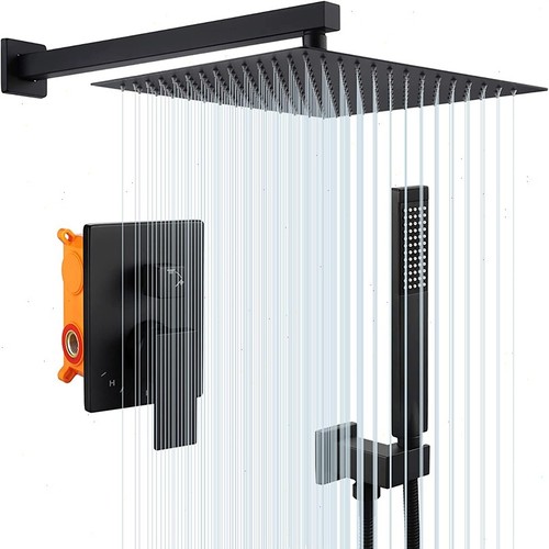 Nero set doccia soffione - nero,