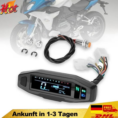 Moto digitale lcd tachimetro - moto,