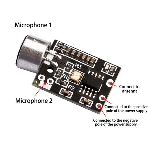 Microfono wireless mic - wireless, fm