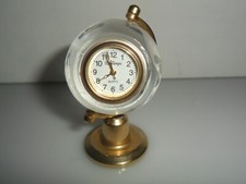  SWAROVSKI Crystal MAPPAMONDO CON OROLOGIO OGGETTO DA COLLEZIONE 