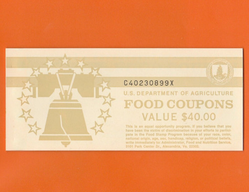 Food stamp coupon - food,