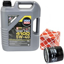 Kit Olio Motore 5W-40 5 Litri