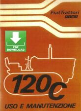 Trattore cingolato FIAT 120C Manuale uso e manutenzione Libretto istruzioni ITA