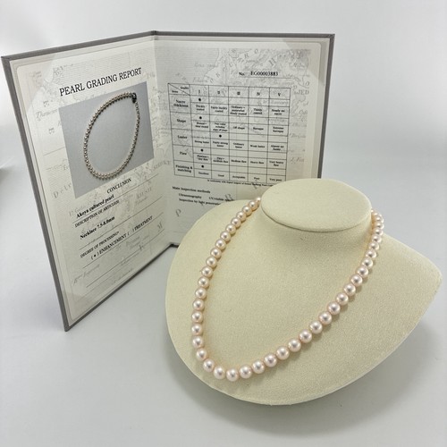 Collana mm perle - 7,5-8,