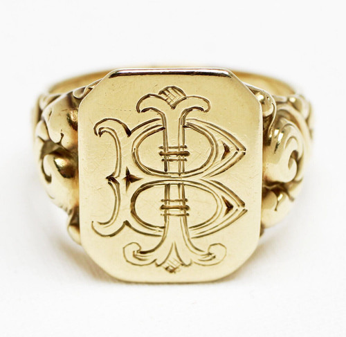 Anello antico uomo oro - , giallo