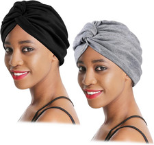 2 Pezzi Turbante Donna, Turbante Chemioterapia, Copricapo Chemioterapia Donna, A