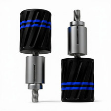 Tamponi Manubrio Moto Universali Ø22 Enduro Motard – Personalizzabili al 100%