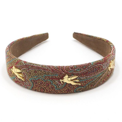 Etro bandeau soie paisley - etro,