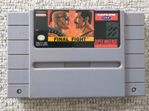 Final fight snes - final, nintendo