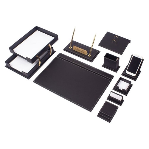 Vega set scrivania - vega, pelle