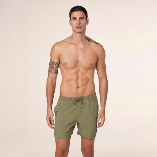 Shorts uomo verde militare - verde,