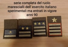 gradi militari Con Velcro mai entrati in vigore 