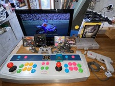 Sony PlayStation 1 Console con Postazione Retrogame Super Accessoriata