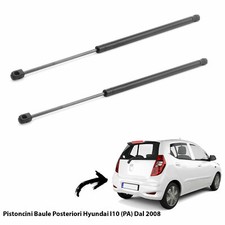 2  MOLLE A GAS PISTONI PISTONCINI PORTELONE BAGAGLI HYUNDAI I10 (PA) 2008