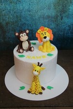 Cake topper commestibile fatto