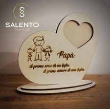 Portafoto in legno con dedica