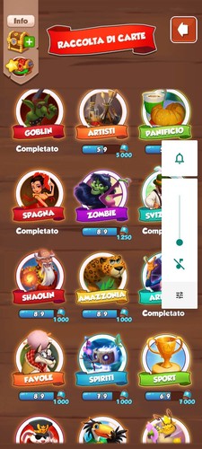 Coin master carte un - un, set
