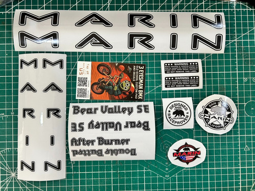 Adesivo decalcomania marin mtb - decalcomania,