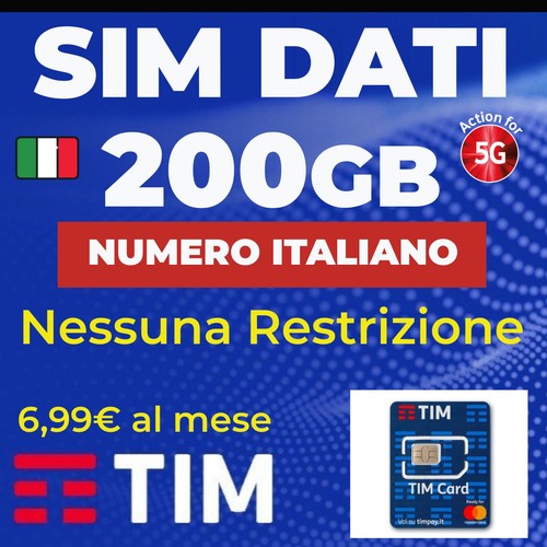 Sim dati 200gb - 200gb, 5g