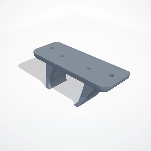 Supporto stampato sotto - supporto, 3d