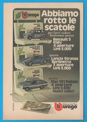 Bburago fiat 131 - 131, polizia