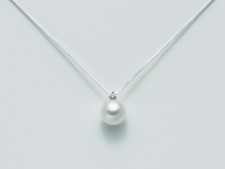 Collier Oro Bianco Perla