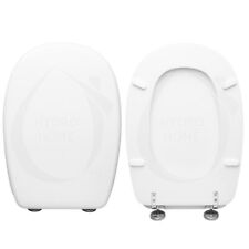 Copriwater Lago Lungo Dolomite legno rivestito in resina poliestere bianco