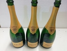 BOTTIGLIA  VUOTE CHAMPAGNE KRUG FIORELLINI IN OTTIME CONDIZIONI 