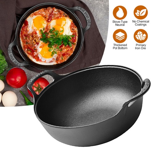 Wok ghisa antiaderente - ghisa,