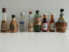lotto bottigliette liquore vintage anni 60 ancora chiuse 