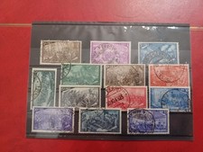ITALIA REPUBBLICA 1948 Centenario del Risorgimento Unif. 580-591 + E32  Usati 