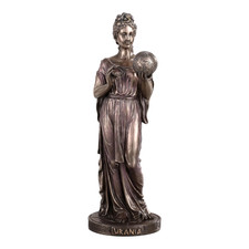 Statua scultura Urania la musa
