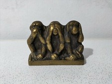 Souvenir Vintage Da Collezione Tre Scimmie Non Parlo Non Vedo Non Sento